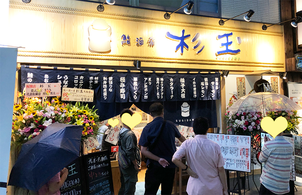 鮨・酒・肴 【杉玉】大衆寿司居酒屋プレオープン行ってきました！